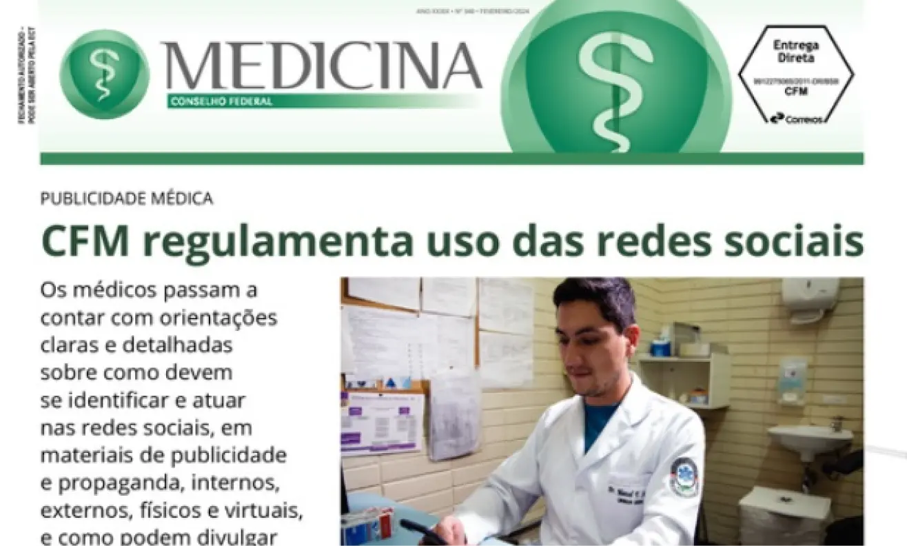Edição 348 traz detalhes sobre a nova regulamentação para uso das redes sociais pelos médicos
